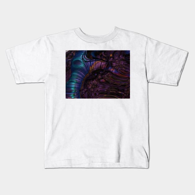 Smooth Iridescence Kids T-Shirt by barrowda